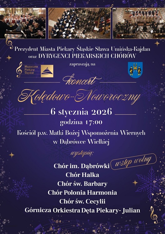 Koncert kolędowy w Dąbrówce Wielkiej / fot. UM Piekary Śląskie