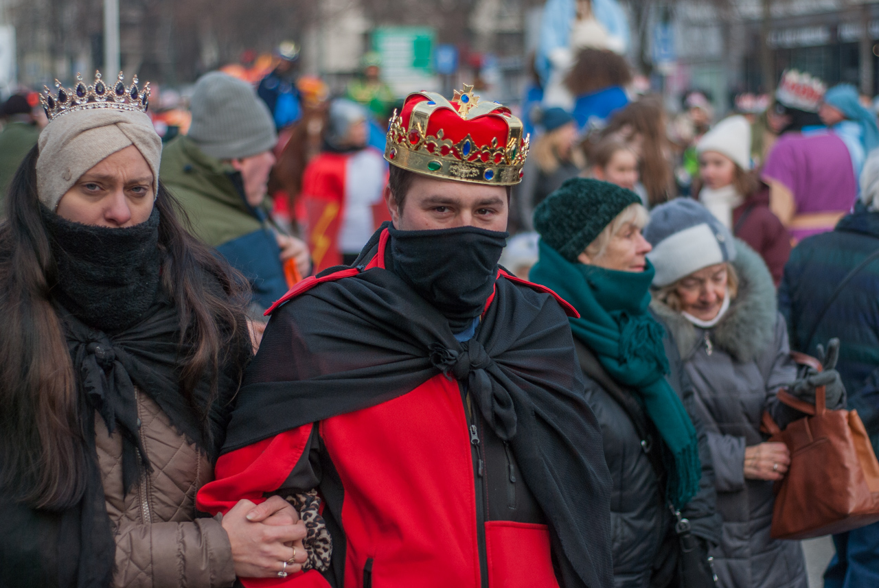 Katowicki Orszak Trzech Króli 2026. fotograf Krzysztof Chmielewski