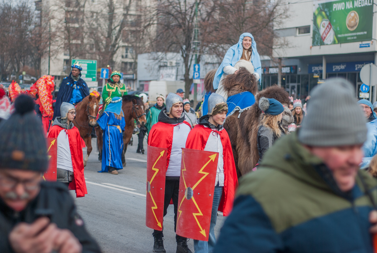 Katowicki Orszak Trzech Króli 2026. fotograf Krzysztof Chmielewski