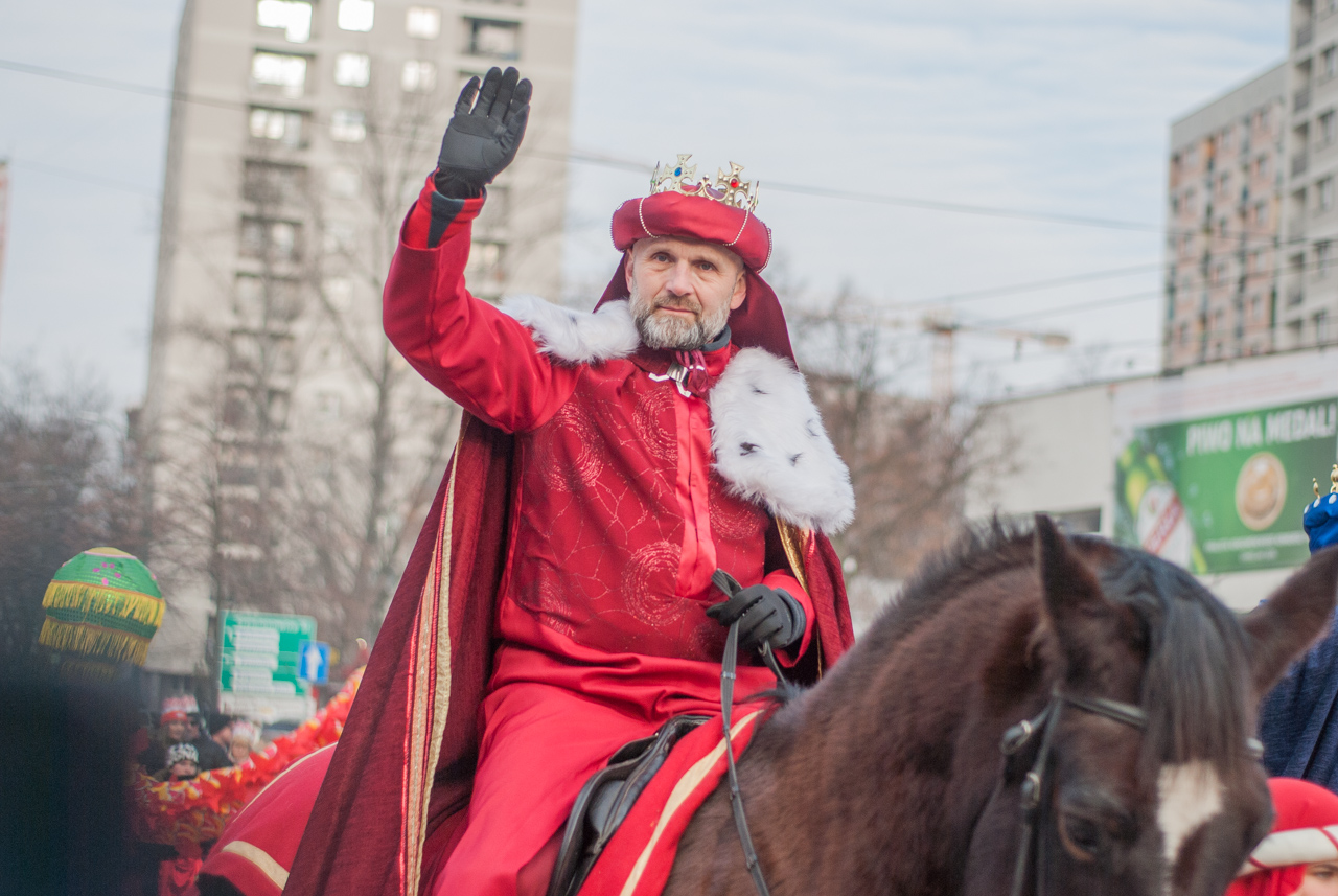 Katowicki Orszak Trzech Króli 2026. fotograf Krzysztof Chmielewski