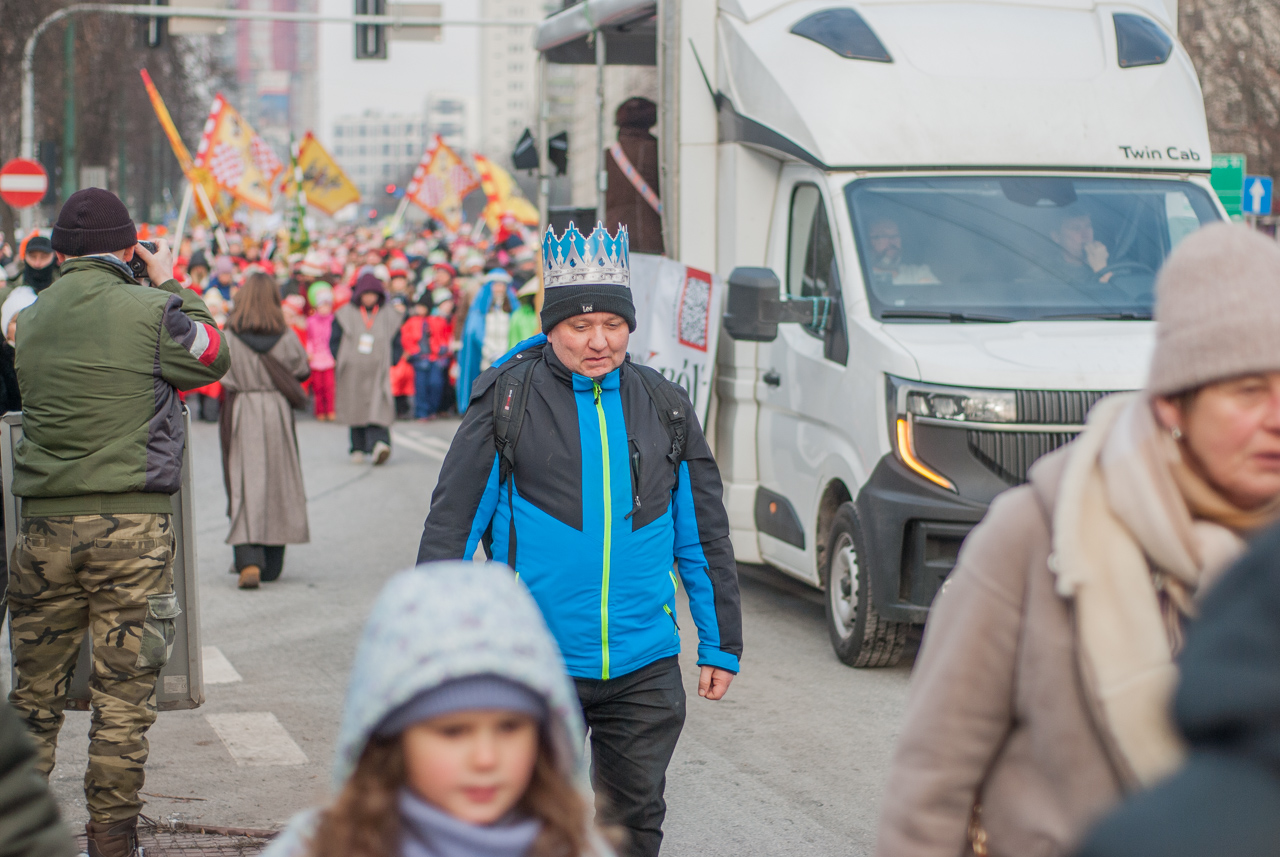 Katowicki Orszak Trzech Króli 2026. fotograf Krzysztof Chmielewski