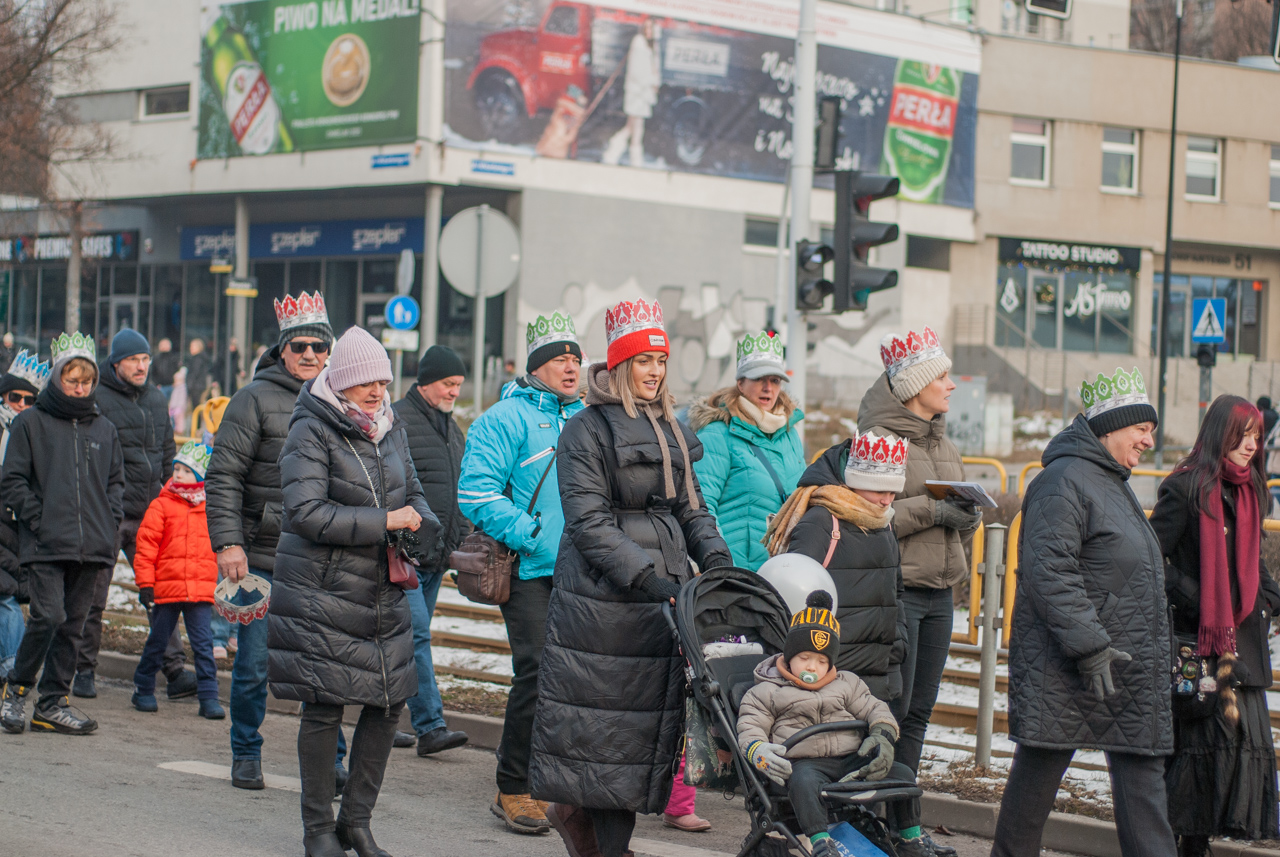 Katowicki Orszak Trzech Króli 2026. fotograf Krzysztof Chmielewski