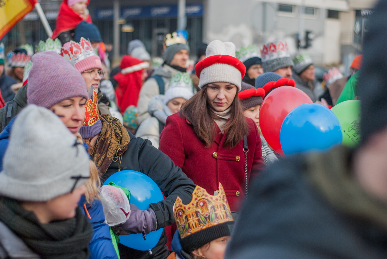 Katowicki Orszak Trzech Króli 2026. fotograf Krzysztof Chmielewski