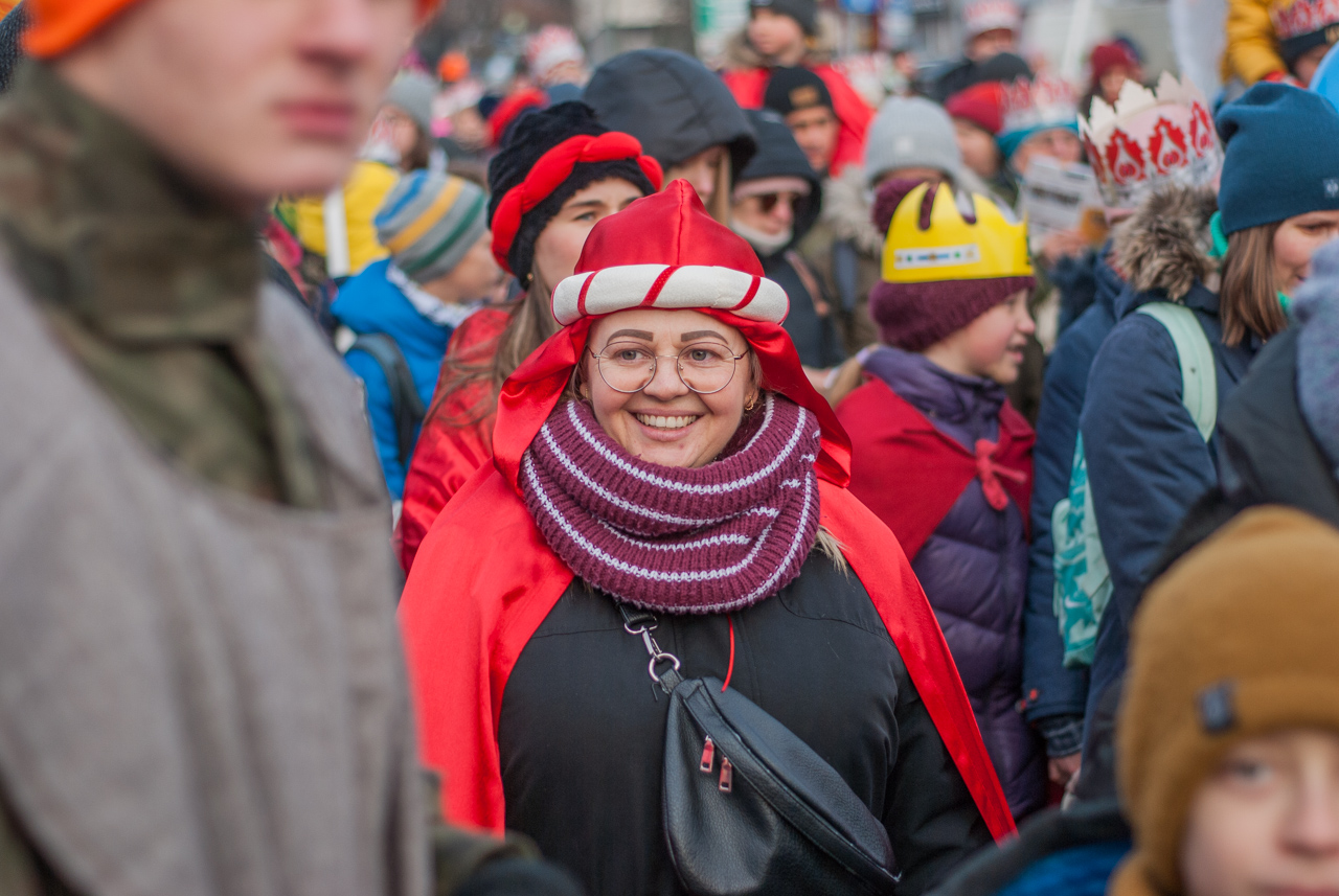 Katowicki Orszak Trzech Króli 2026. fotograf Krzysztof Chmielewski