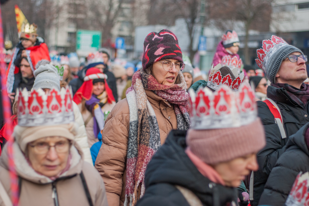 Katowicki Orszak Trzech Króli 2026. fotograf Krzysztof Chmielewski