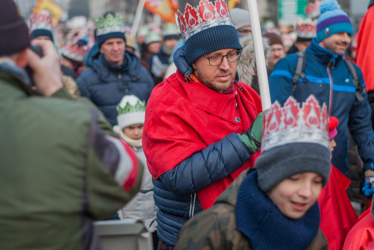 Katowicki Orszak Trzech Króli 2026. fotograf Krzysztof Chmielewski