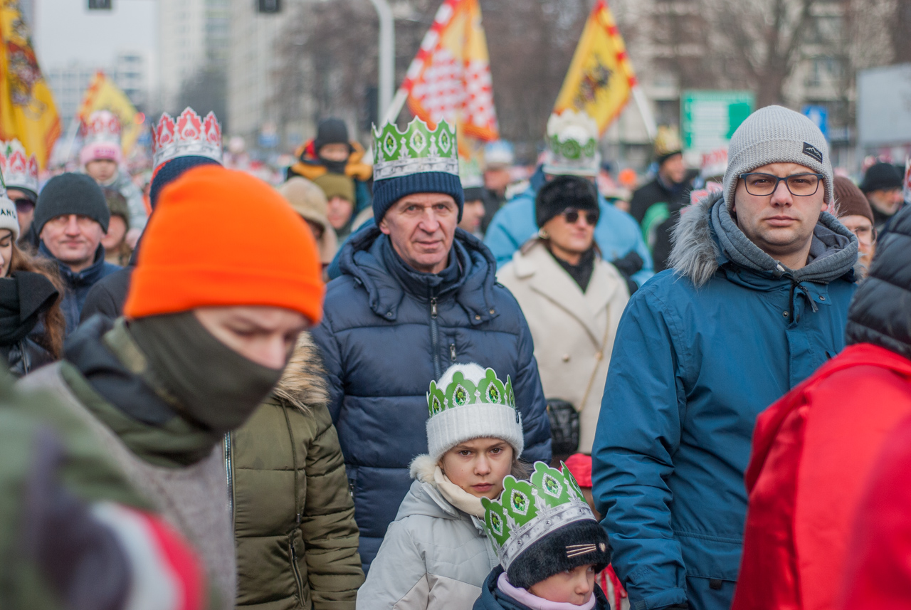 Katowicki Orszak Trzech Króli 2026. fotograf Krzysztof Chmielewski