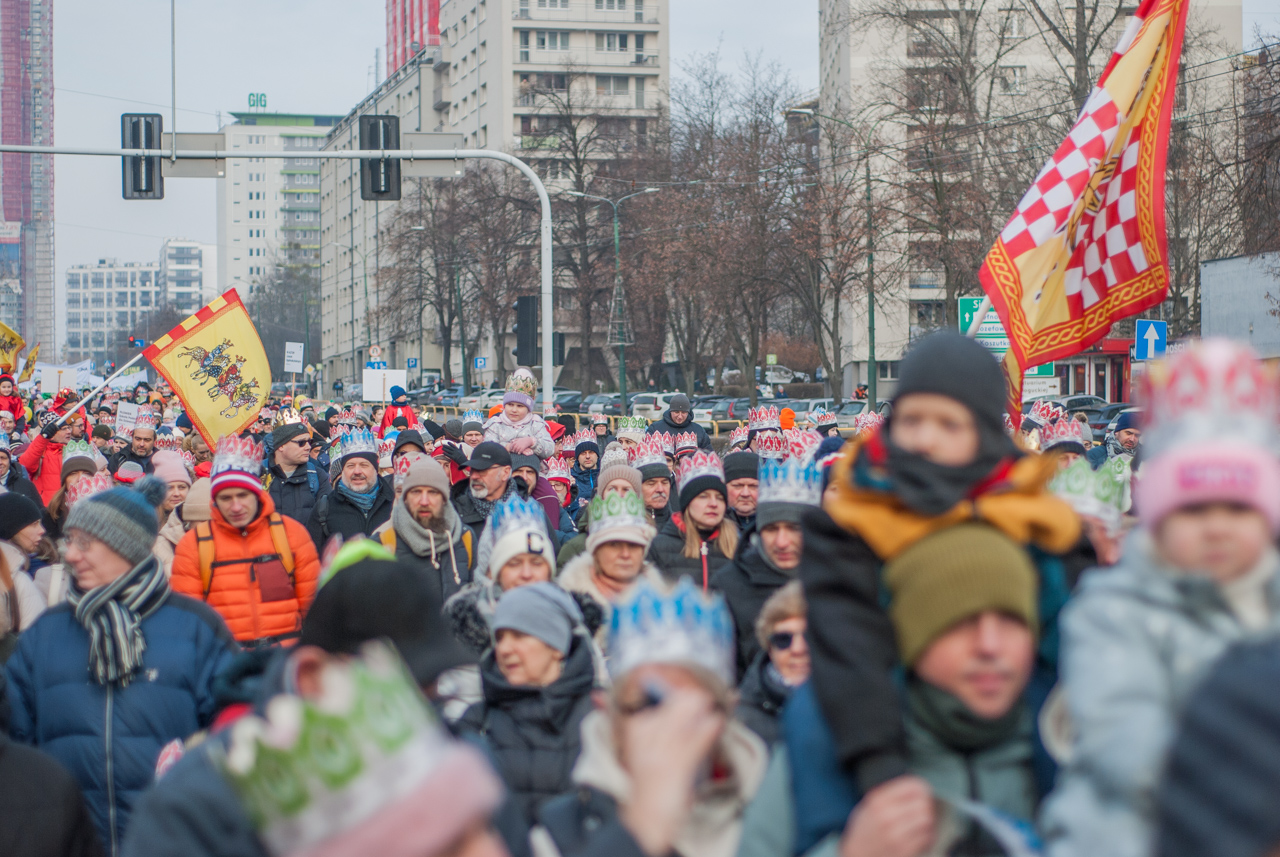 Katowicki Orszak Trzech Króli 2026. fotograf Krzysztof Chmielewski