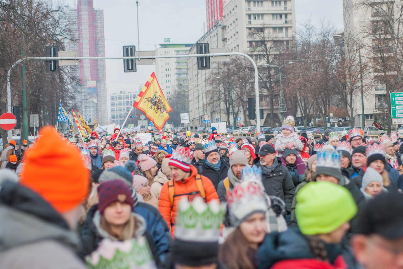 Katowicki Orszak Trzech Króli 2026. fotograf Krzysztof Chmielewski