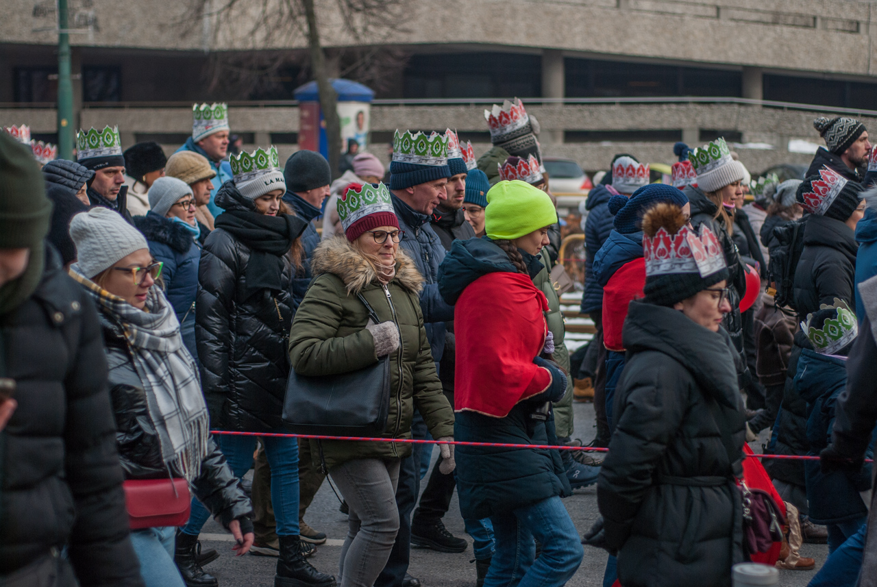 Katowicki Orszak Trzech Króli 2026. fotograf Krzysztof Chmielewski