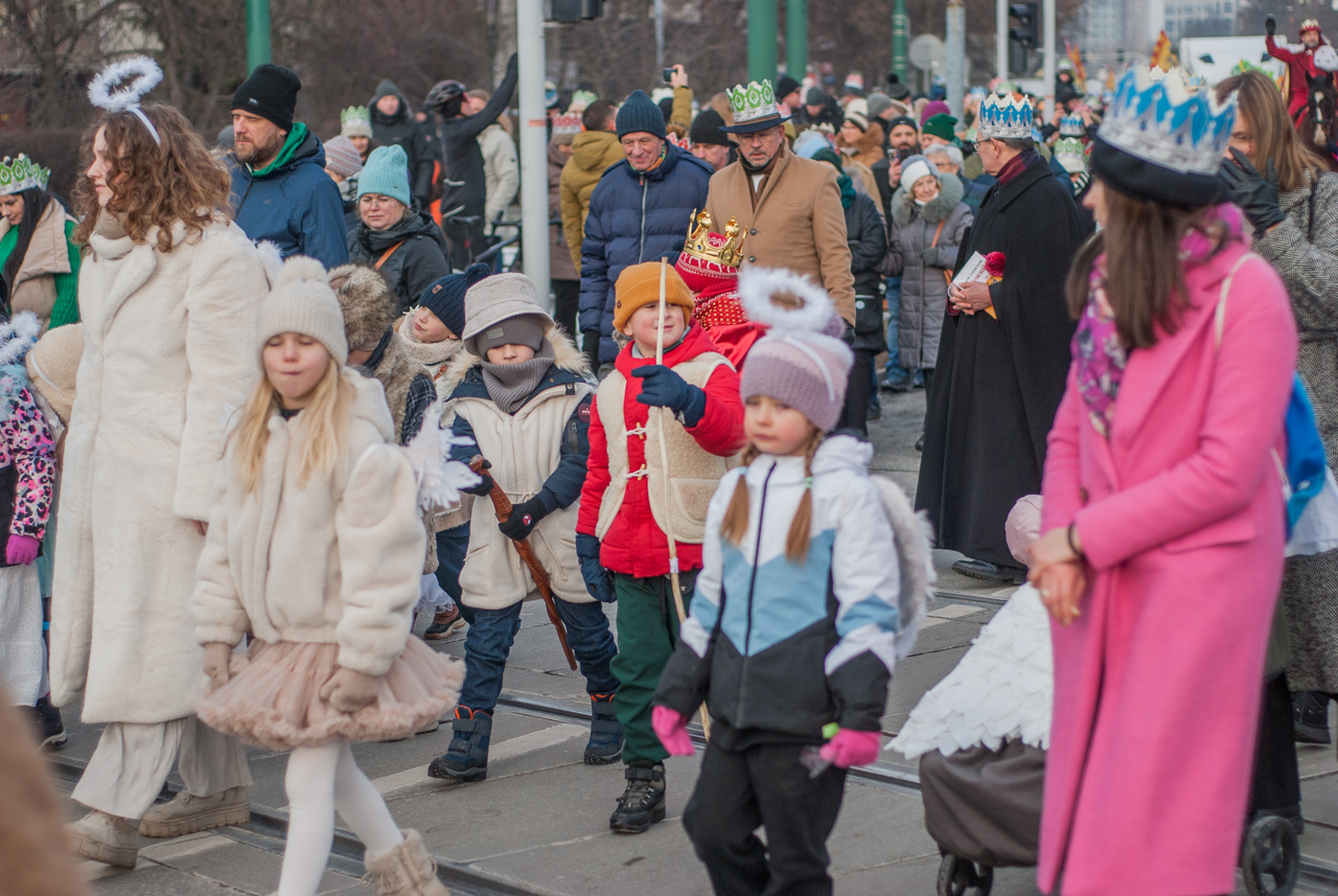 Katowicki Orszak Trzech Króli 2026. fotograf Krzysztof Chmielewski