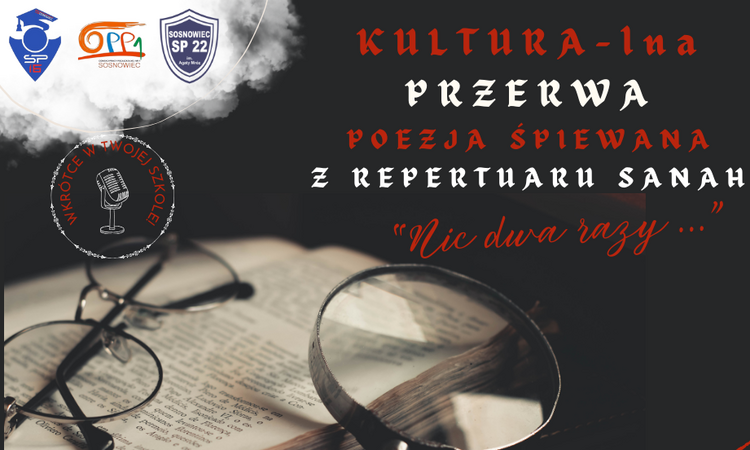 „KULTURA-lna przerwa” – poezja śpiewana Sanah w szkołach od 22 stycznia