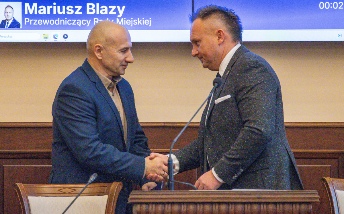 Nowy radny w Wodzisławiu Śląskim. Mariusz Cios złożył ślubowanie