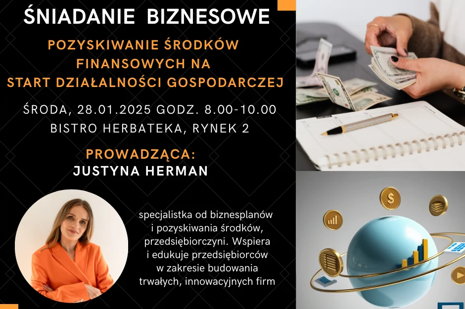 Śniadanie Biznesowe w Mikołowie – Jak pozyskać środki na start własnej firmy?