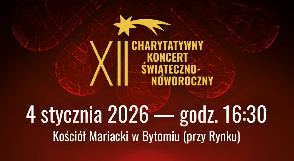 Przed nami świąteczno-noworoczny koncert charytatywny w Kościele Mariackim