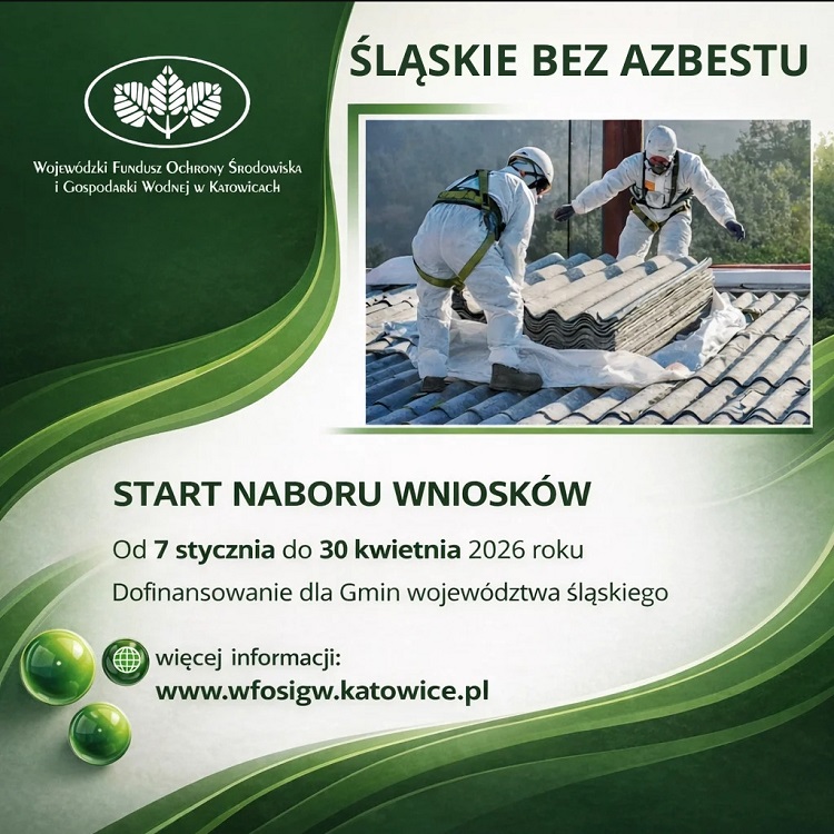 W Orzeszu rusza nabór na usuwanie azbestu – zgłoś się do 13 lutego / fot. UM Orzesze