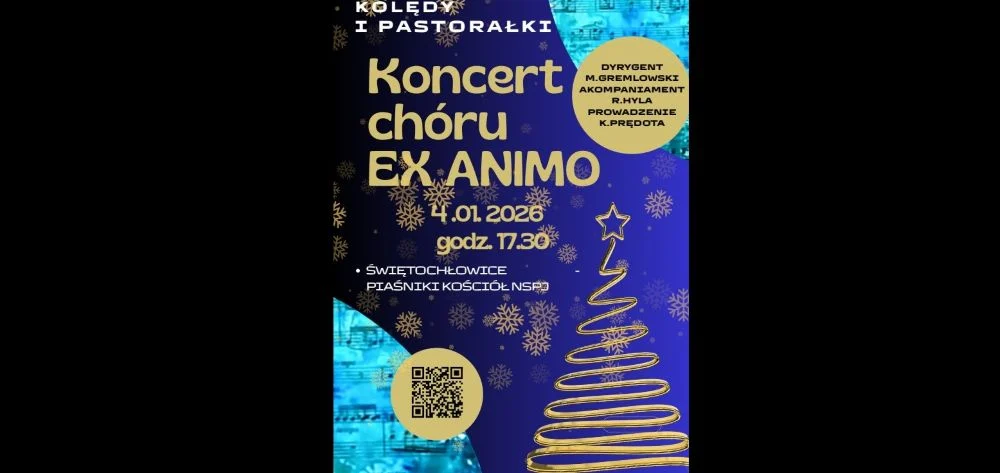 Przed nami koncert kolęd i pastorałek Chóru Ex Animo w Świętochłowicach