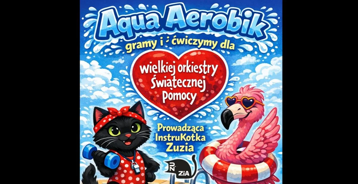 Aqua aerobik dla WOŚP w Świętochłowicach – charytatywne ćwiczenia na basenie
