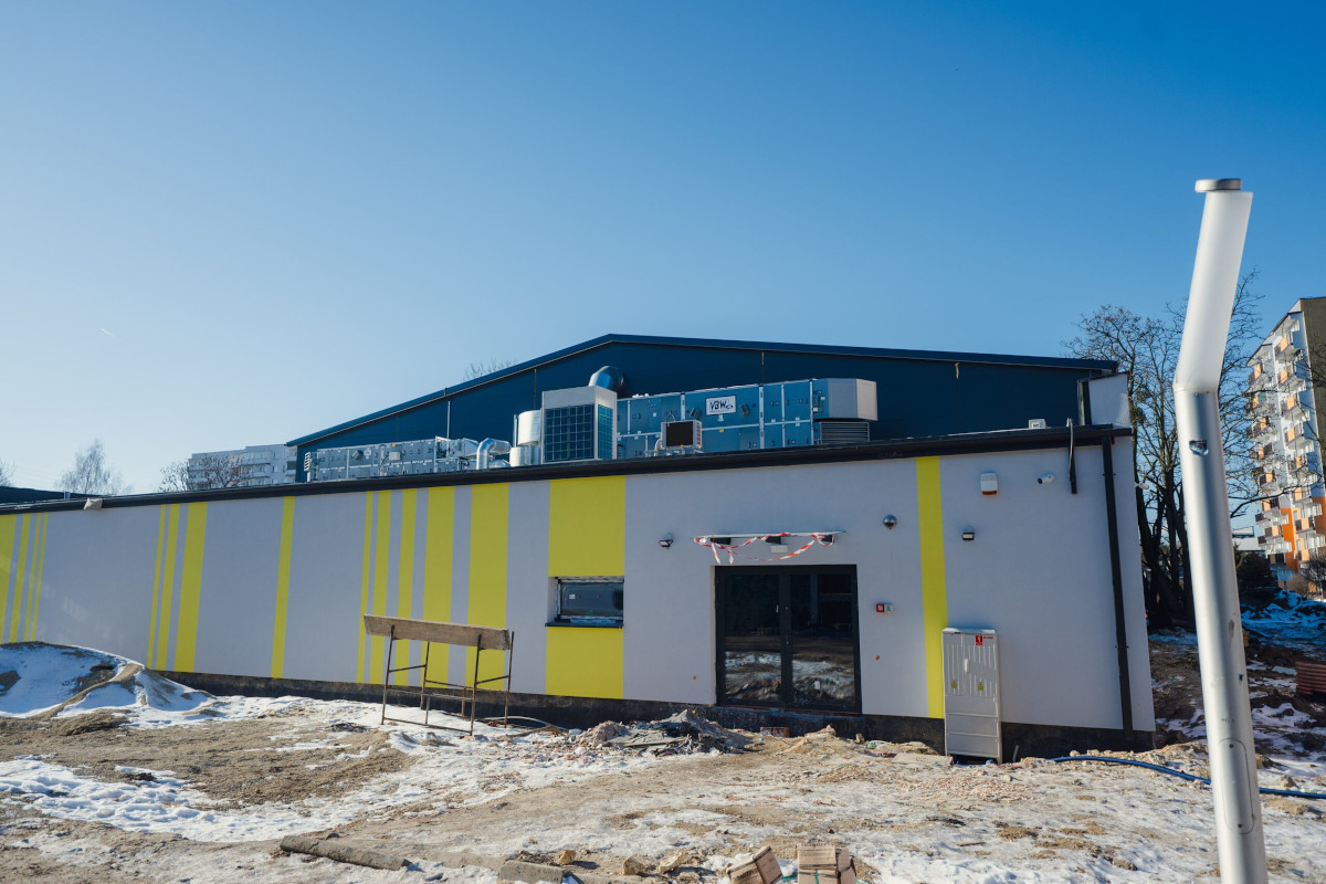 Nowa hala sportowa przy Zespole Szkół Sportowych w Siemianowicach. Zakończenie budowy planowane na 2026 rok