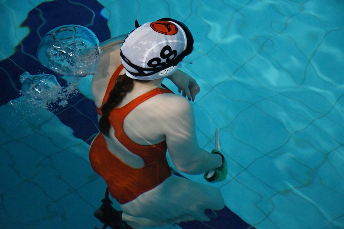 Hokej pod wodą wrócił do Rudy Śląskiej. Trzeci mecz dla WOŚP za nami