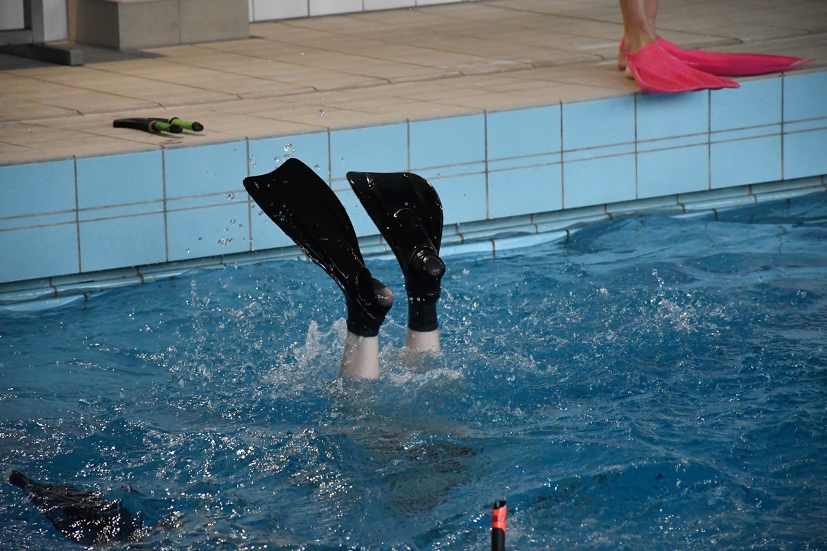 Hokej pod wodą wrócił do Rudy Śląskiej. Trzeci mecz dla WOŚP za nami
