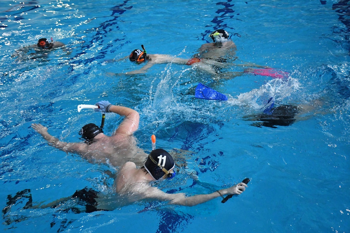 Hokej pod wodą wrócił do Rudy Śląskiej. Trzeci mecz dla WOŚP za nami