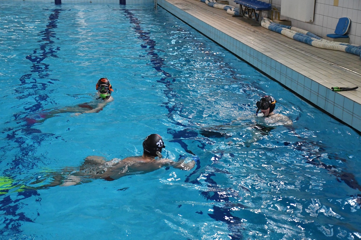 Hokej pod wodą wrócił do Rudy Śląskiej. Trzeci mecz dla WOŚP za nami