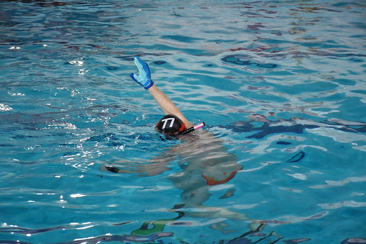 Hokej pod wodą wrócił do Rudy Śląskiej. Trzeci mecz dla WOŚP za nami