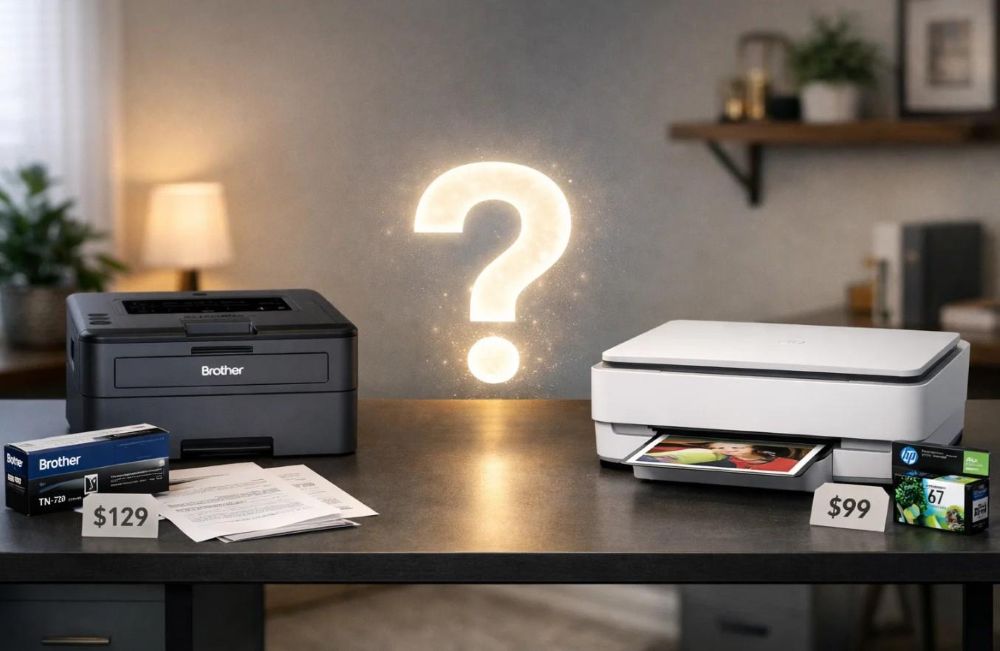 Brother czy HP – którą drukarkę wybrać? Porównujemy nie tylko sprzęt, ale też ceny tonerów 