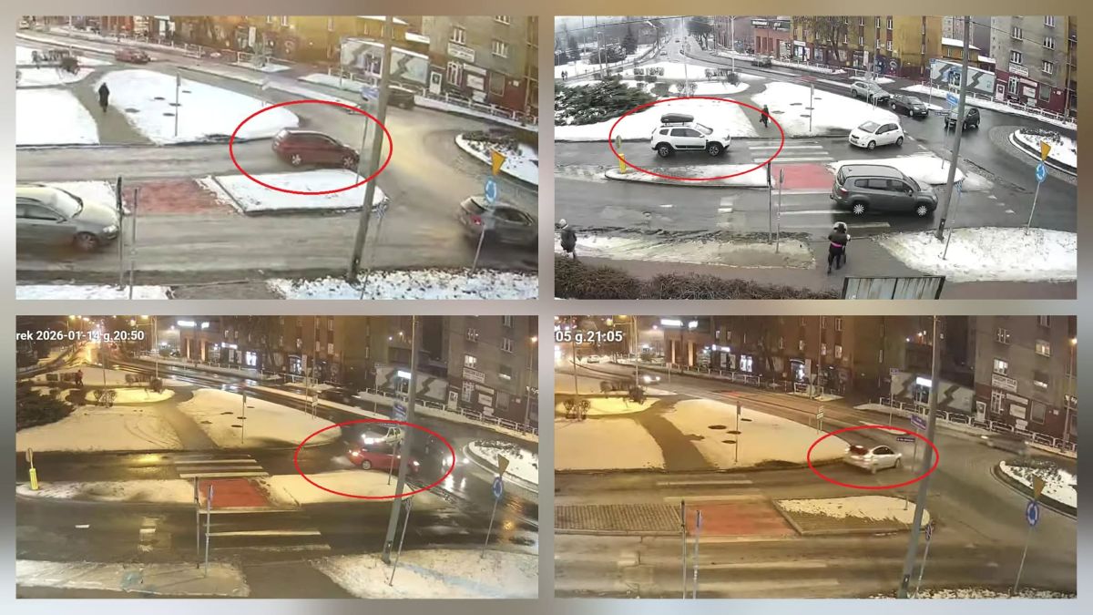 Seria niefortunnych zdarzeń na wireckim rondzie. Kolejni kierowcy mocno się pogubili! [FILMY]