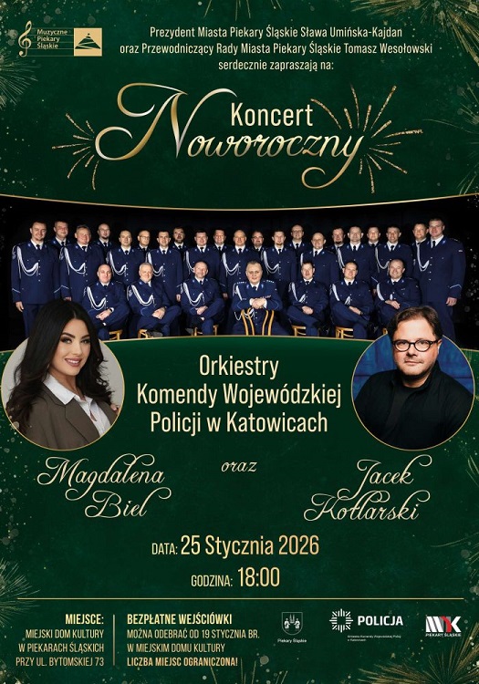 Piekary Śląskie z muzycznym otwarciem roku. Koncert 25 stycznia w Miejskim Domu Kultury / fot. UM Piekary Śląskie