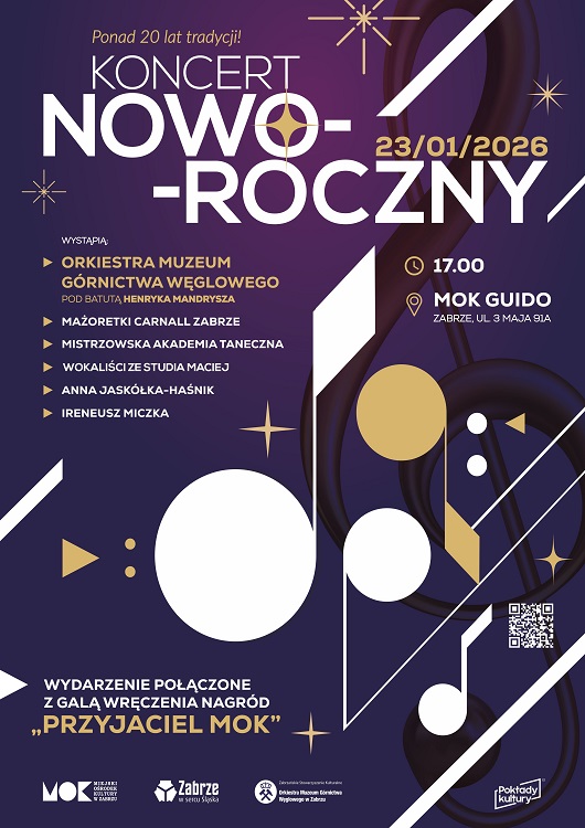 Noworoczna Gala w Zabrzu – Koncert i Nagrody „Przyjaciel MOK” już 23 stycznia / fot. MOK Zabrze