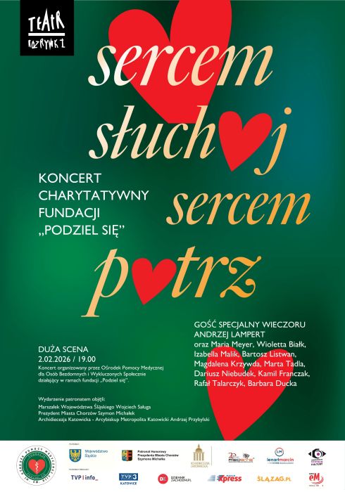 Koncert charytatywny “Sercem słuchaj sercem patrz”