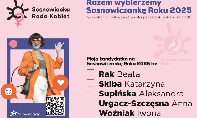 Wybierz „Sosnowiczankę Roku 2025”! Trwa głosowanie