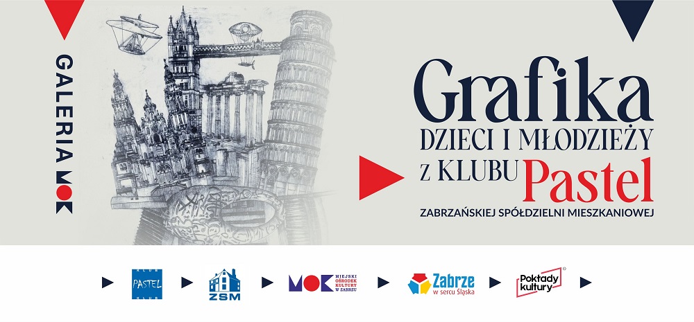 Grafika młodych twórców z Klubu Pastel ZSM. Wernisaż 26 stycznia w Miejskim Ośrodku Kultury
