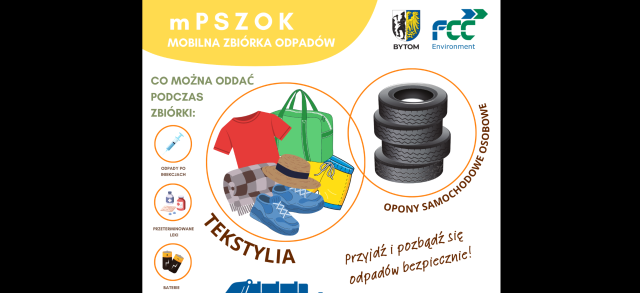 Mobilny PSZOK w Bytomiu: nowy harmonogram i zbiórka odpadów już 16–17 stycznia