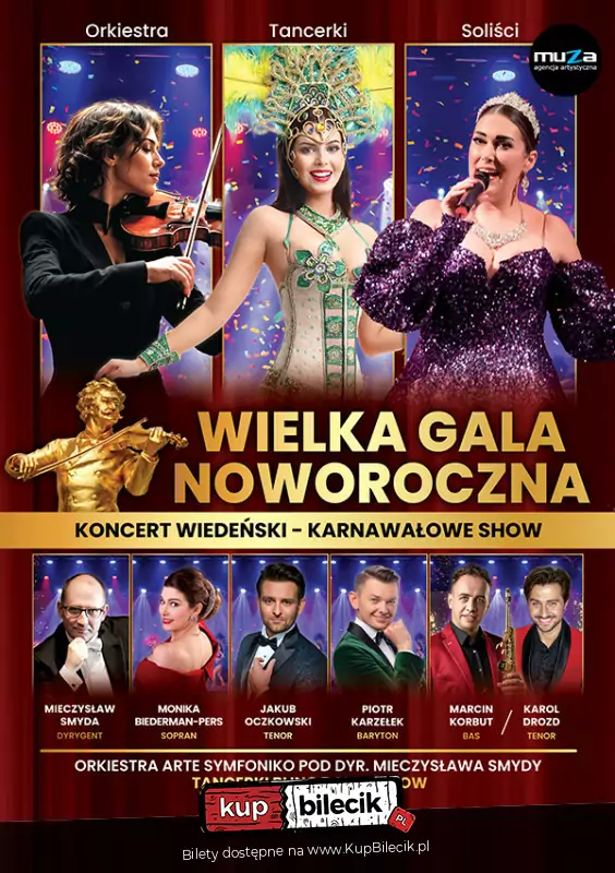 Wielka Gala Noworoczna - Koncert Wiedeński - Karnawałowe Show - Jedyne Takie w Polsce!
