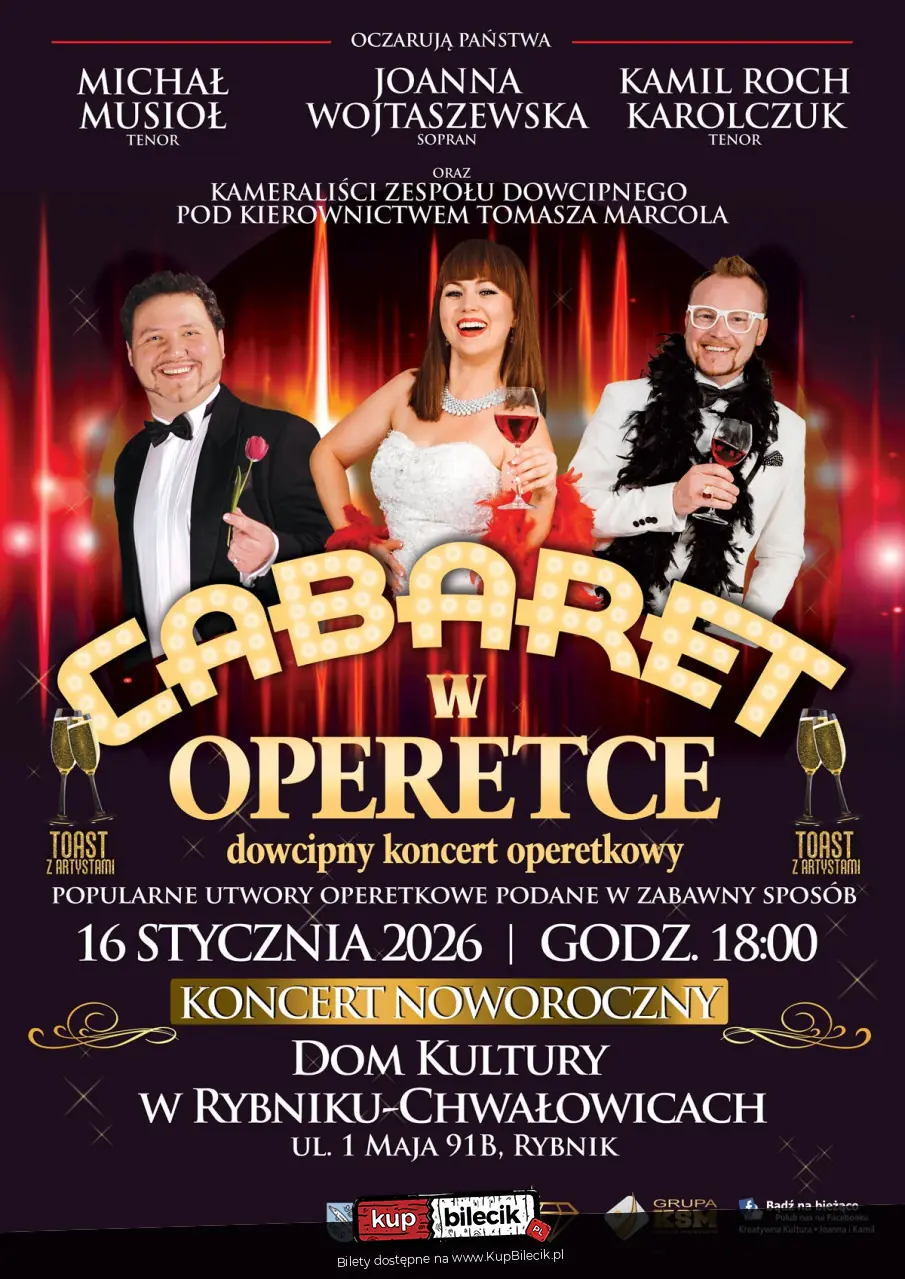 KONCERT NOWOROCZNY "Cabaret w Operetce"