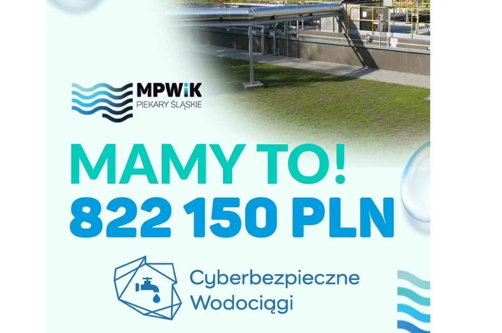MPWiK Piekary Śląskie z dofinansowaniem 822 tys. zł na cyberbezpieczeństwo
