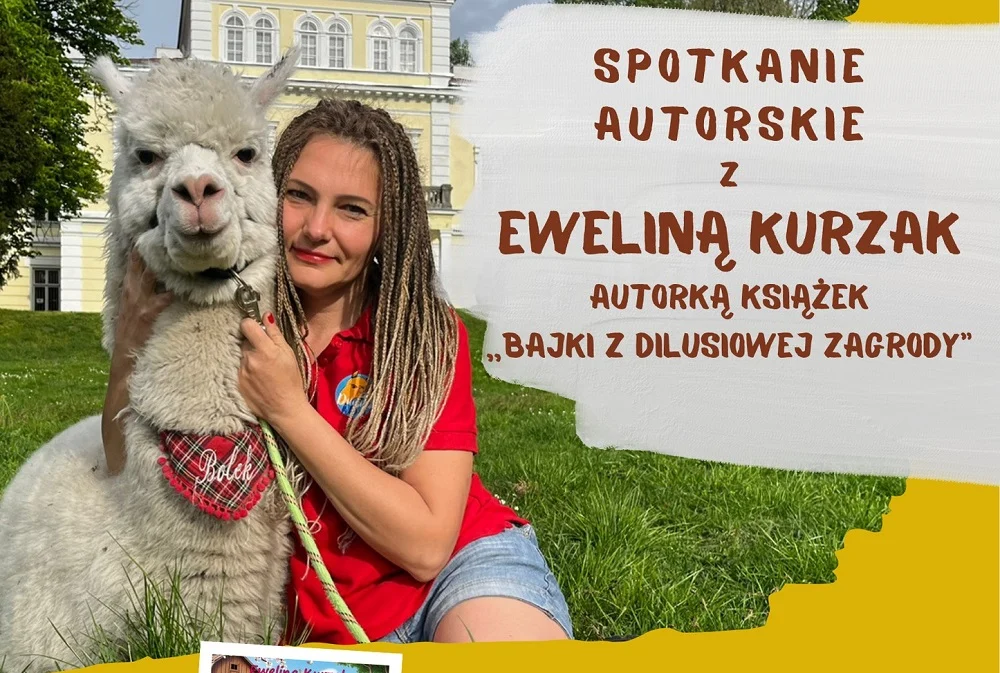 Spotkanie z Eweliną Kurzak i alpakami w bibliotece
