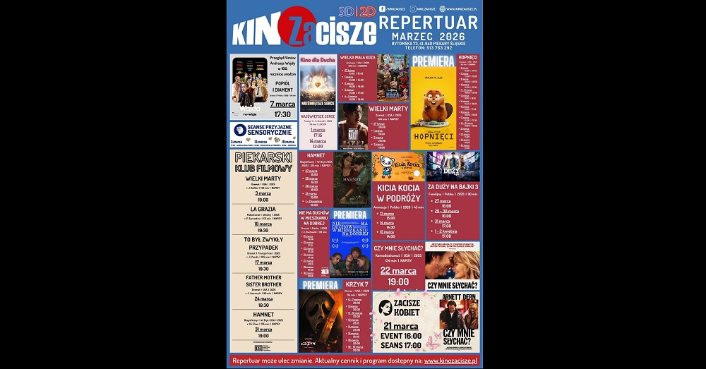 Kino Zacisze w marcu: Oscarowe premiery, Andrzej Wajda i nowości dla dzieci!