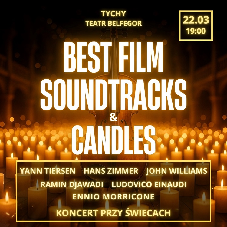 Filmowe hity w blasku świec. Magiczny koncert w Tychach / fot. Alliance Art sp. z o.o.