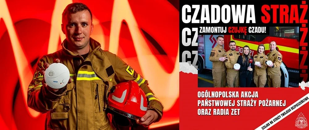 Akcja „Czadowa Straż” – odbierz bezpłatny czujnik dymu lub czadu
