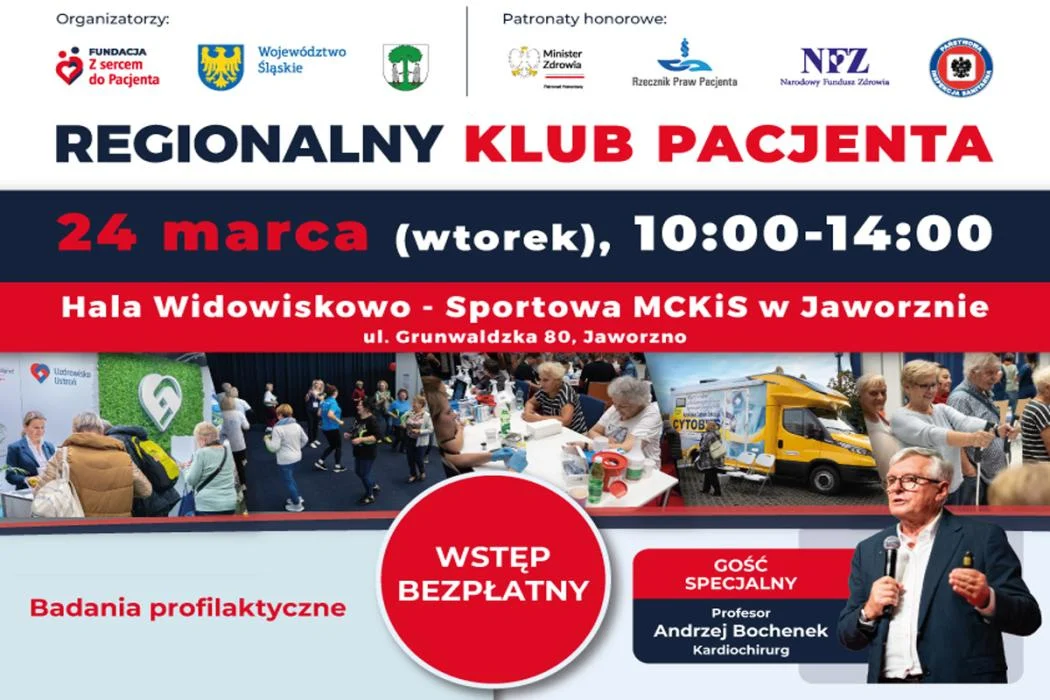 Zbadaj się za darmo w Regionalnym Klubie Pacjenta