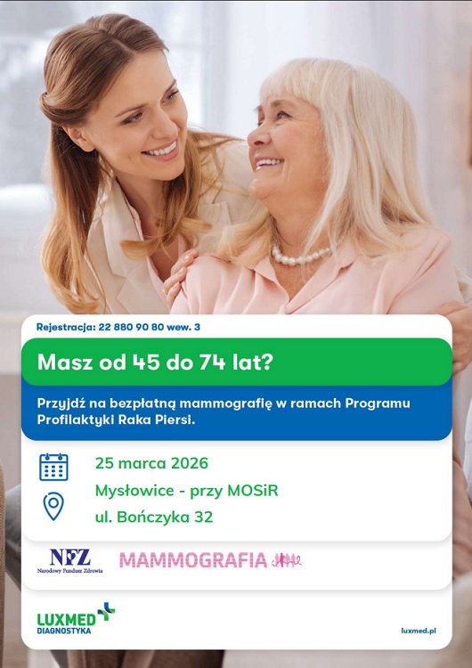 Bezpłatna mammografia w Mysłowicach. Sprawdź, kto może skorzystać / fot. LUX MED