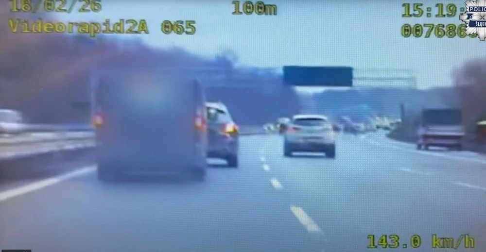 Tragedia była o metry. Niebezpieczne zachowanie kierowców na A4 w Zabrzu