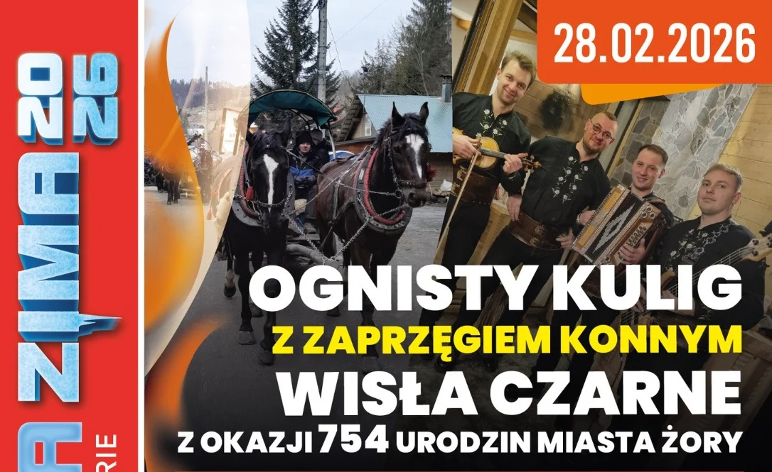 Ognisty kulig z okazji 754 rocznicy Urodzin Miasta Żory – zapisy już trwają!