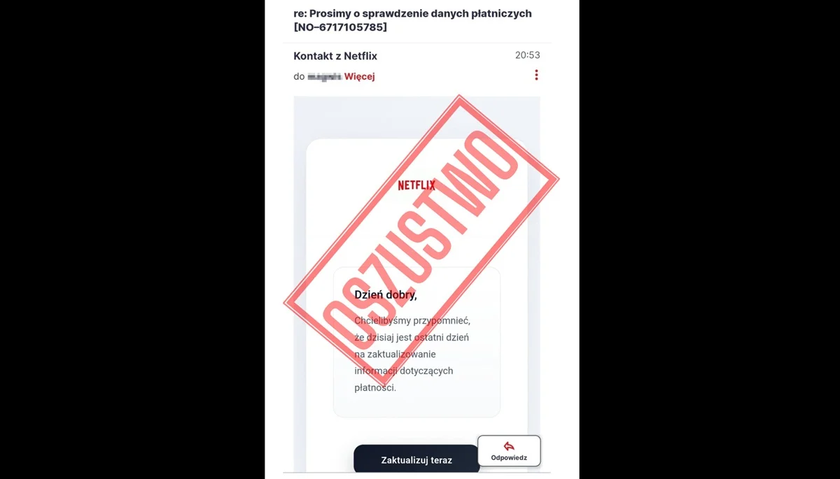 Uwaga na nową formę oszustw! Przestępcy podszywają się pod znane filmowe serwisy streamingowe / fot. Policja Śląska