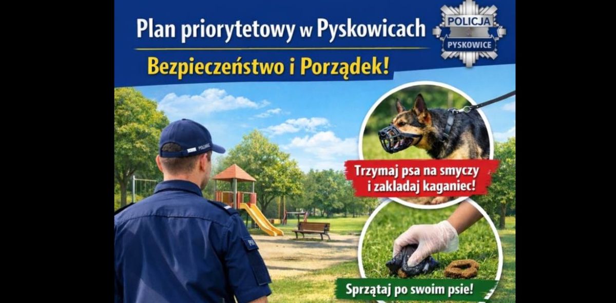Policja wzmaga nadzór nad zwierzętami i czystością przestrzeni publicznej