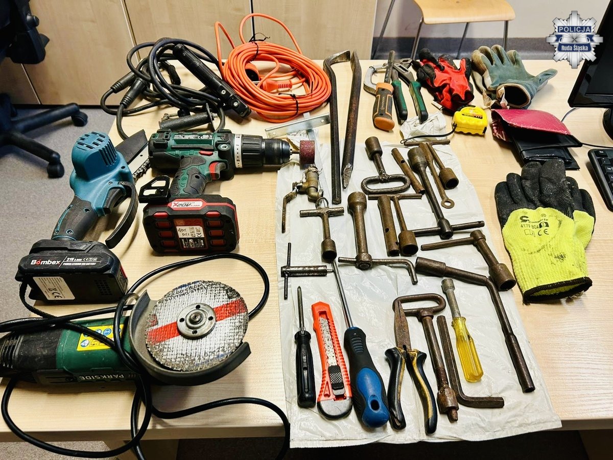 Recydywista zatrzymany po serii włamań do ogródków działkowych w Rudzie Śląskiej! Grozi mu 20 lat więzienia